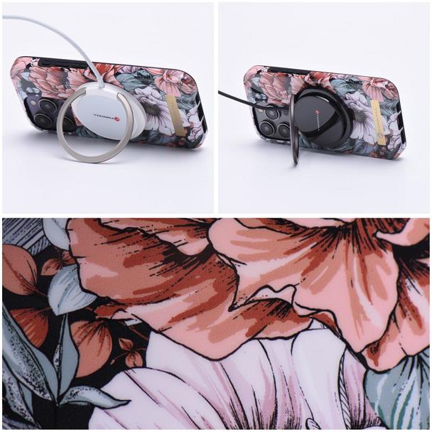 Etui na iPhone 15 PLUS Forcell F-Protect Mirage zgodne z MagSafe bloom bush