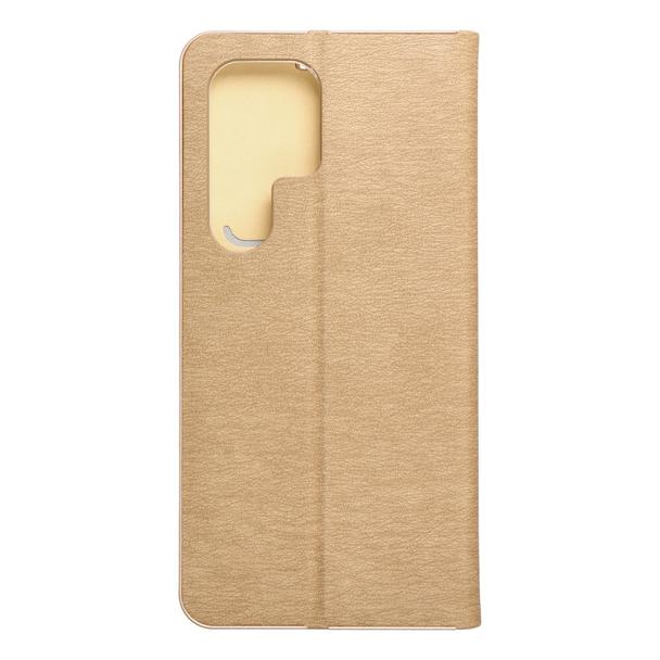 Etui z klapką na Samsung S24 ULTRA Luna Book Gold złote