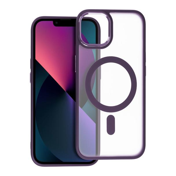 Futerał MATTE MAG COVER kompatybilny z MagSafe do IPHONE 13 fioletowy