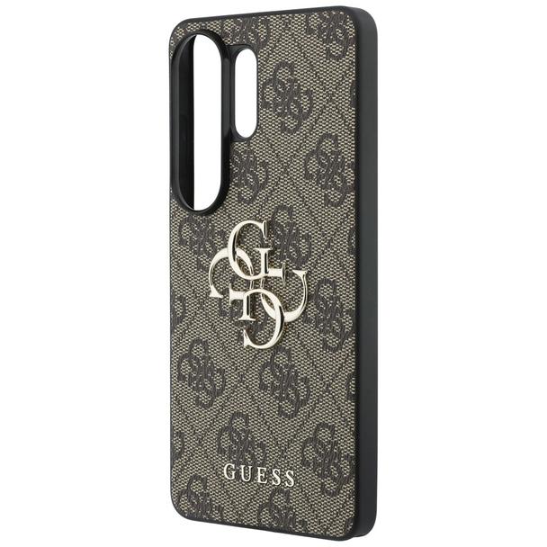 GUESS futerał do SAMSUNG S26 Ultra GUHCS26L4GMGBR (4G Big Metal Logo) brązowy
