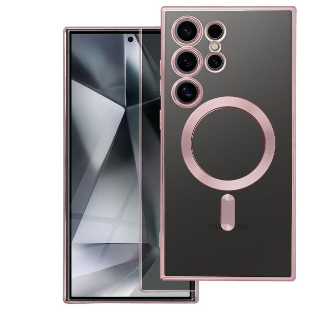 Etui na Samsung S26 FE Electro Mag Cover zgodne z MagSafe złoto różowe