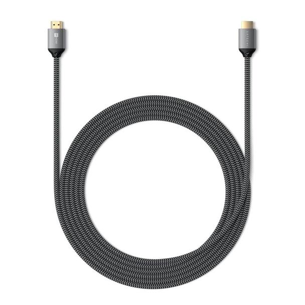 Kabel HDMI do HDMI Satechi ver.2.1 8K/60Hz lub 4K/120Hz 2 m ST-8KHC2MM szary