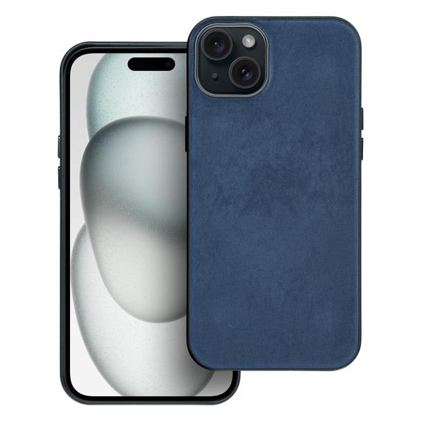 Futerał do iPhone 15 PLUS Woven Mag Cover zgodny z MagSafe niebieski