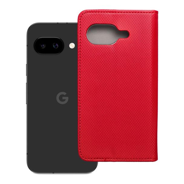 Etui z klapką na Google Pixel 9a Smart Case Book czerwone