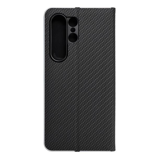 Etui z klapką na Samsung S24 ULTRA Luna Book Carbon czarne