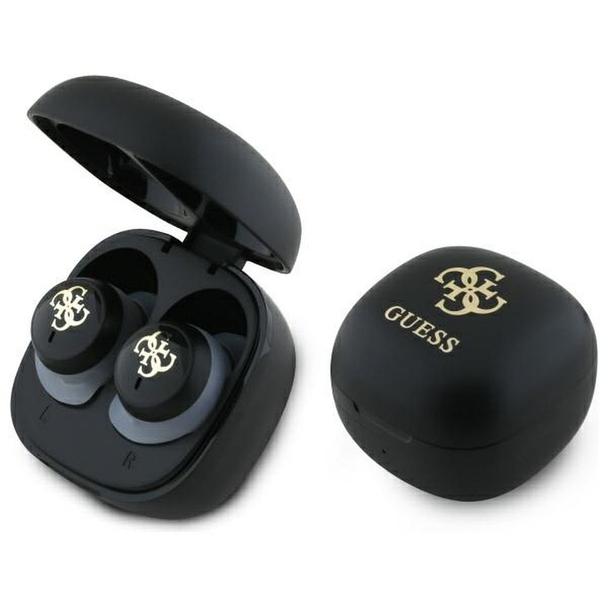 GUESS słuchawki bezprzewodowe bluetooth TWS GUTWSJ144ESK (Mini Iridescent 4G Printed Logo) czarne