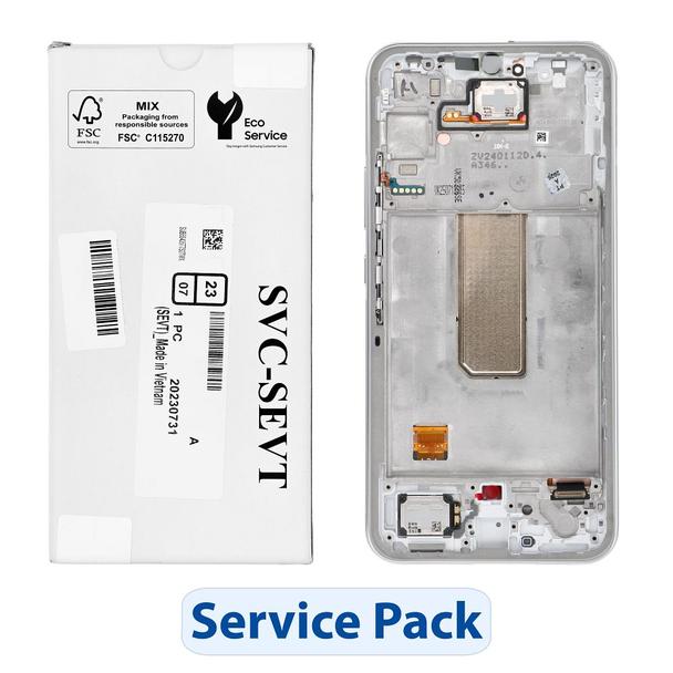 ServicePack Wyświetlacz LCD SAMSUNG A34 5G A346B Silver GH82-31201B