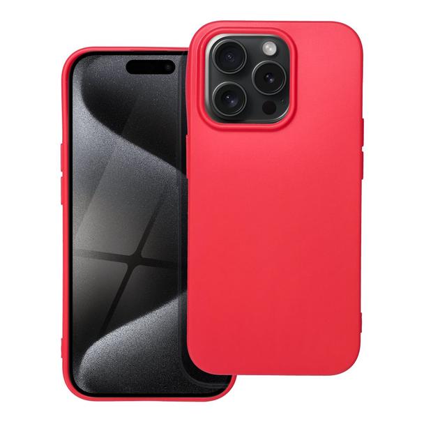 Futerał do iPhone 15 PRO Soft czerwony