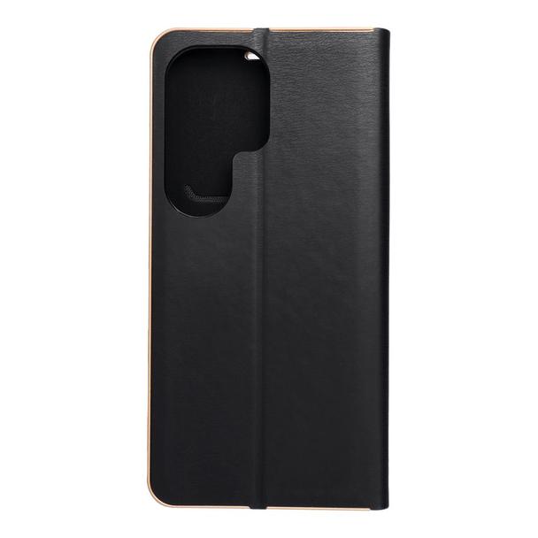 Etui z klapką na Samsung S26 ULTRA Luna Book Gold czarne