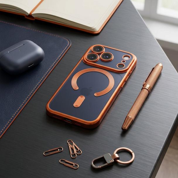 Futerał do iPhone 17 PRO MAX Electro Mag Cover zgodny z MagSafe orange