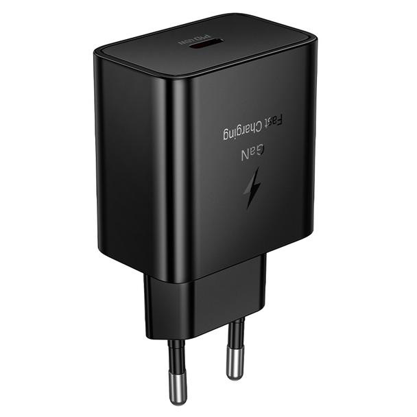Ładowarka sieciowa do telefonu Hoco USB C QC PD 45W N77 czarna
