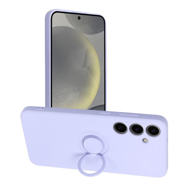 Futerał SILICONE RING do SAMSUNG S24 Plus fioletowy