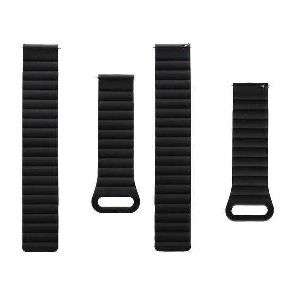 Pasek do zegarka 22 mm Titmo Strap S6 silicone czarny