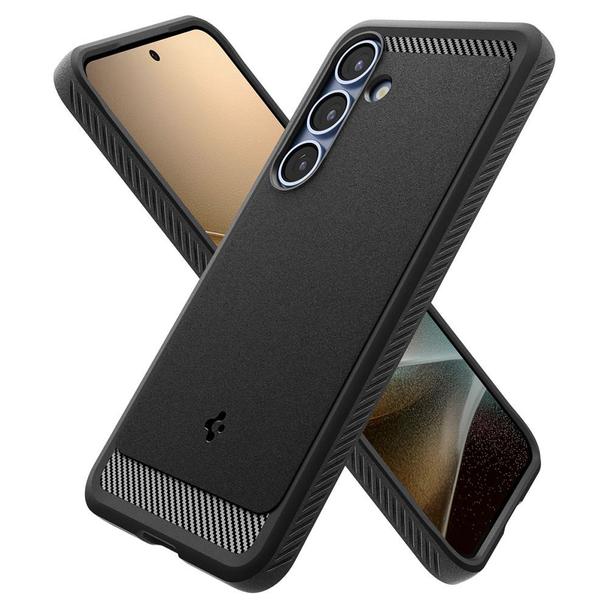 SPIGEN futerał RUGGED ARMOR MAG kompatybilny z MagSafe do SAMSUNG S25 matte black