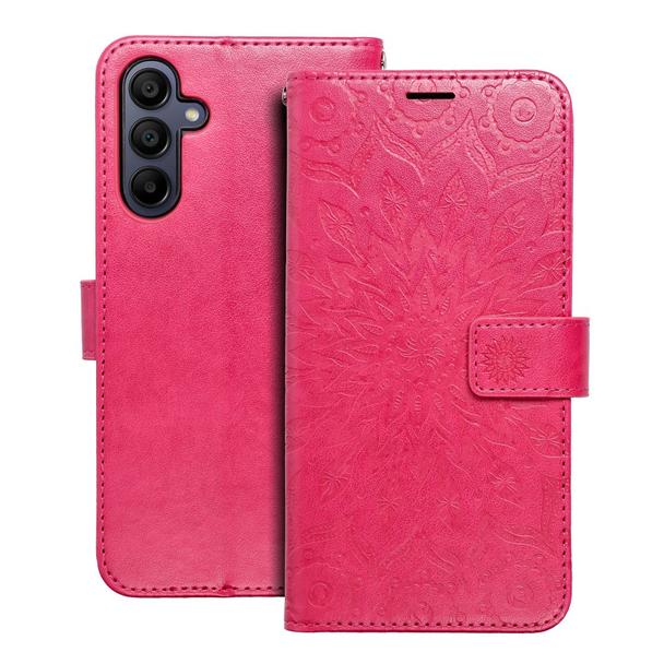 Etui z klapką na Samsung A15 4G / A15 5G Mezzo Book mandala magenta