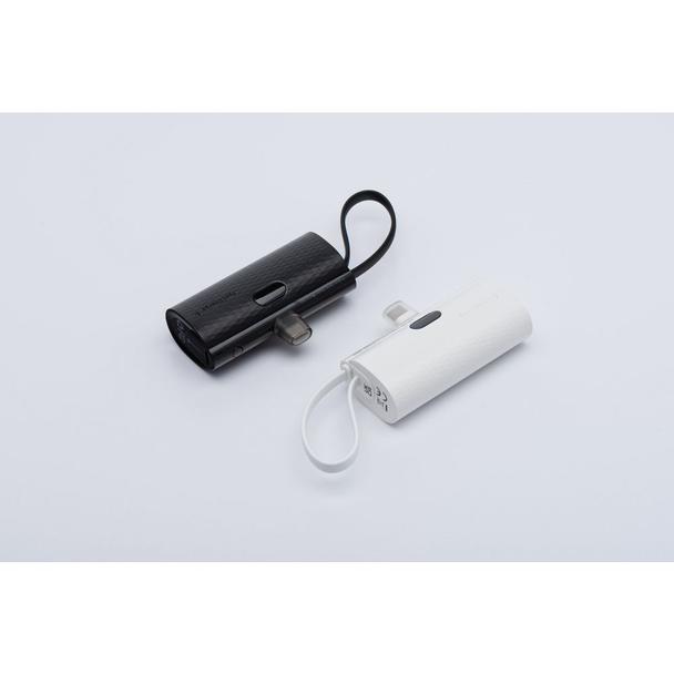 Powerbank Forcell F-Energy Power Plug F5K3 PD 20W 5000 mAh z wbudowanym złączem USB C biały