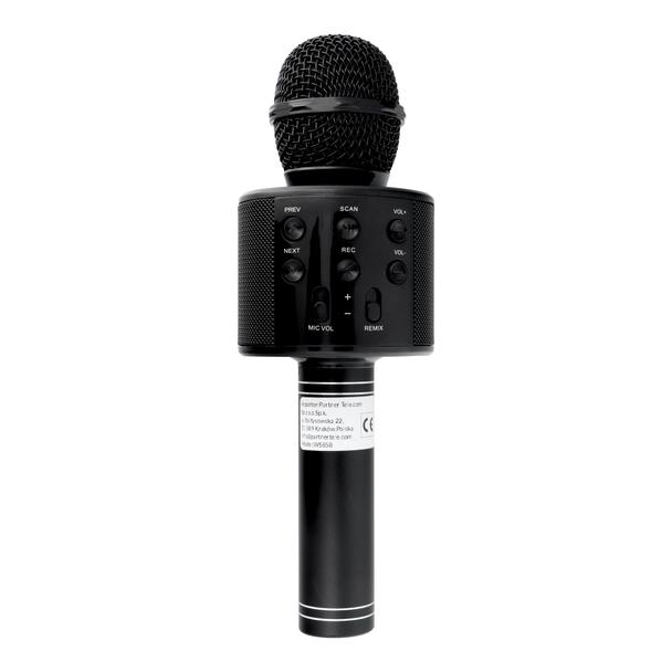 Mikrofon multimedialny karaoke CR58S HQ czarny