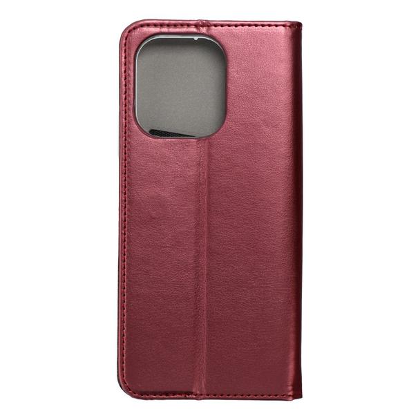 Etui z klapką na Xiaomi Redmi Note 13 4G Smart Magneto burgundowe