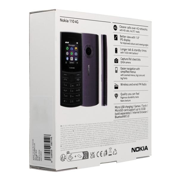 Telefon komórkowy Nokia 110 4G Dual SIM niebieski