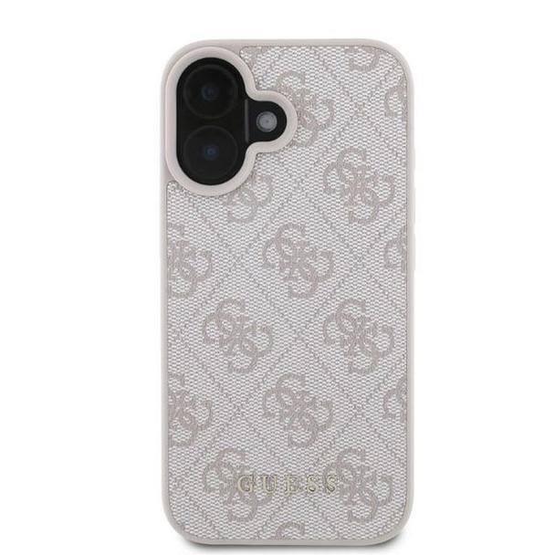 GUESS futerał do IPHONE 16 GUHCP16SG4GFPI (PU 4G Classic) różowy