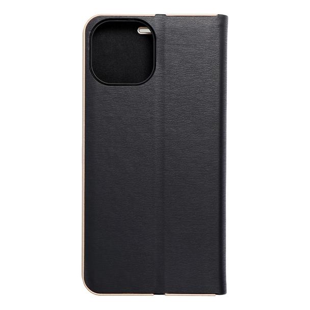 Etui z klapką na iPhone 15 Luna Book Gold czarne