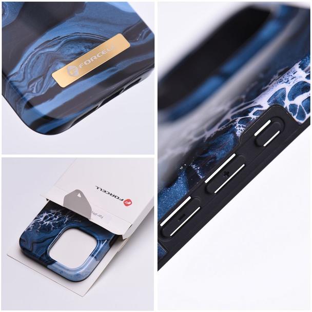 Etui na iPhone 14 PLUS Forcell F-Protect Mirage zgodne z MagSafe ocean marble
