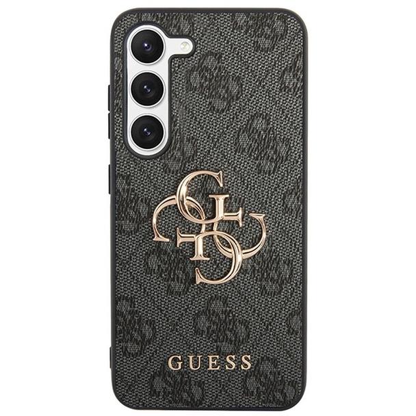 GUESS futerał do SAMSUNG S23 FE GUHCS23FE4GMGGR (Big Metal Logo) szary