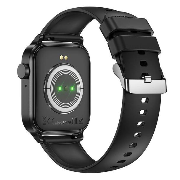 Smartwatch Hoco 1,81" TFT IPX4 GPS z funkcją rozmowy Y26 czarny