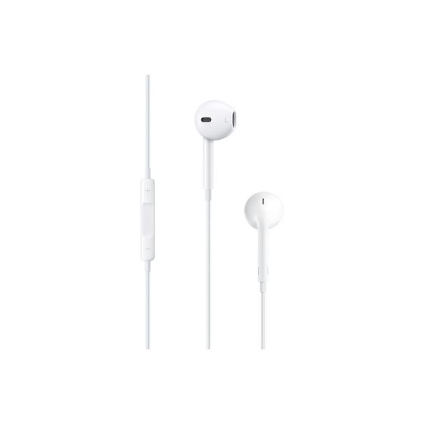 Oryginalne Słuchawki przewodowe douszne Apple A1472 EarPods MNHF2ZM/A 3,5mm blister białe