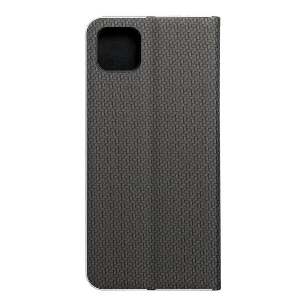 Etui z klapką na Samsung A22 5G Luna Book Carbon czarne