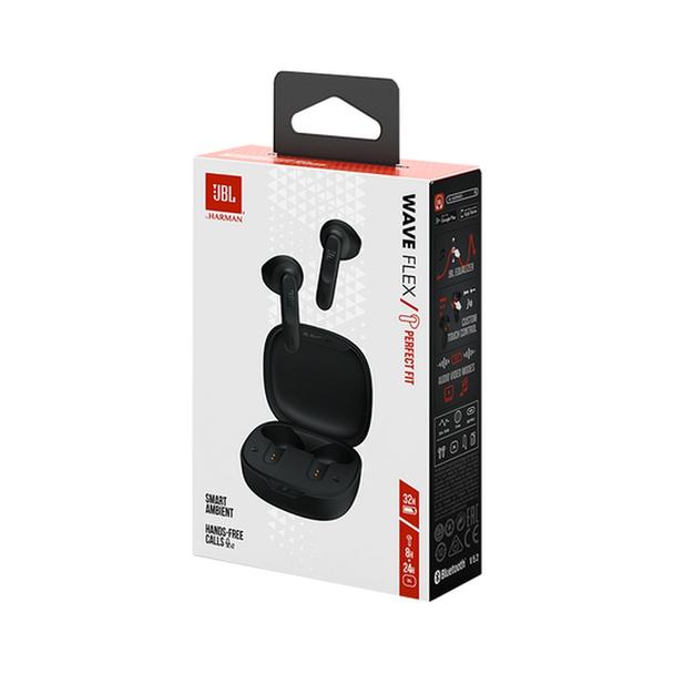 Słuchawki bezprzewodowe douszne JBL Wave Flex JBLWFLEXBLK czarne