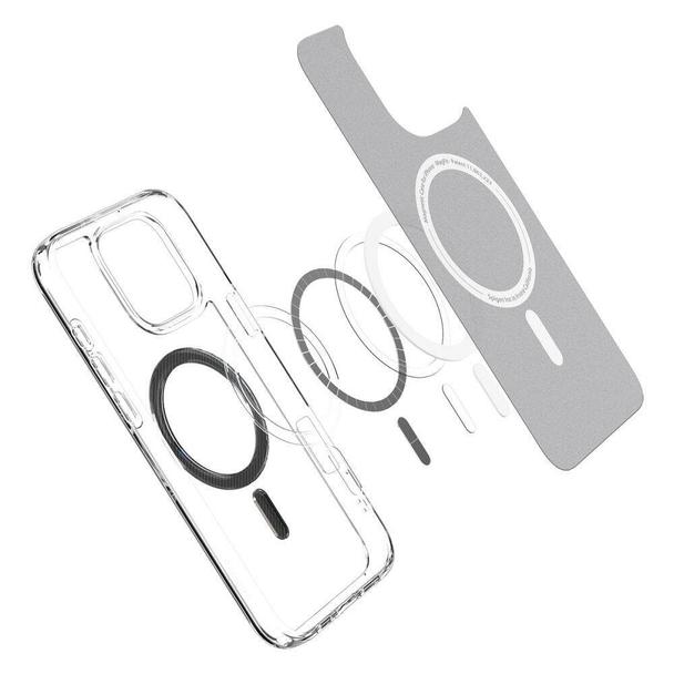 SPIGEN futerał ULTRA HYBRID MAG kompatybilny z MagSafe do IPHONE 16 Pro gold