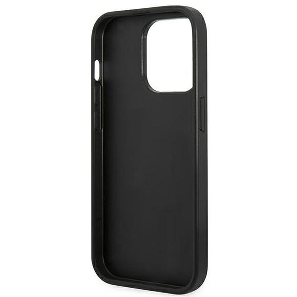 GUESS futerał do IPHONE 14 Pro Max GUHCP14XG4GFGR (4G Gold Logo) szary