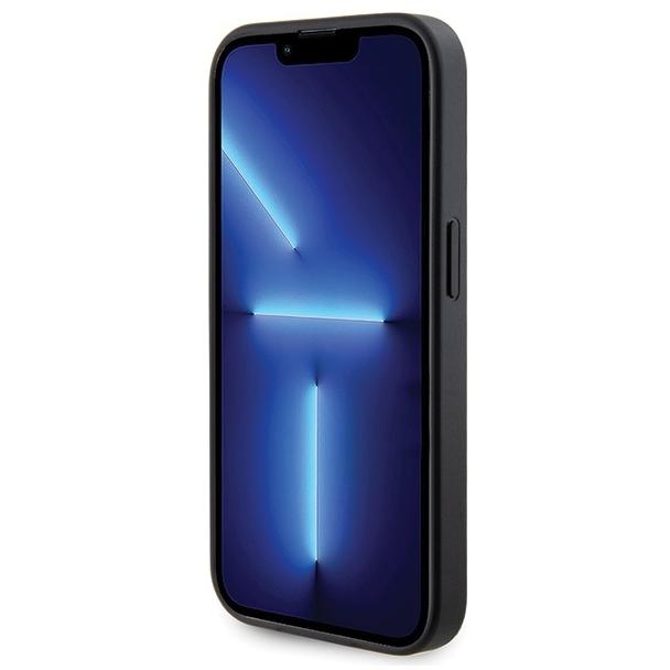 GUESS futerał do IPHONE 15 Pro GUHCP15LPS4DGPK (Strass Metal Logo) czarny