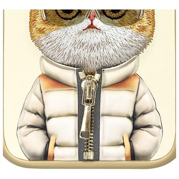 NIMMY futerał COOL&CUTE 2.0 Cat do IPHONE 15 Pro Max khaki