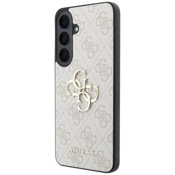 GUESS futerał do SAMSUNG S26 FE (Leather 4G Metal Logo) różowy