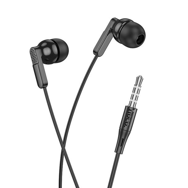 Słuchawki przewodowe douszne Jack 3,5 mm Hoco M121 czarne