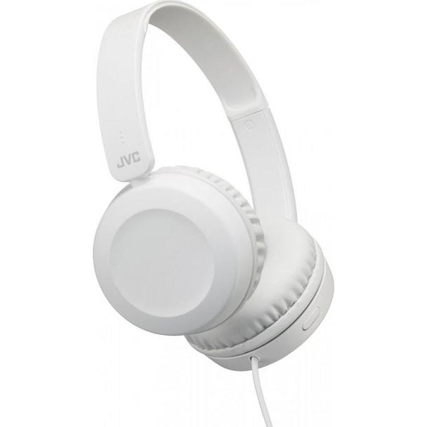 Słuchawki przewodowe nagłowne jack 3,5mm z mikrofonem JVC HA-S31M-W-E białe