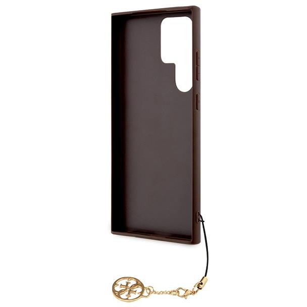 GUESS futerał do SAMSUNG S24 Ultra GUHCS24LGF4GBR (4G Charm) brązowy