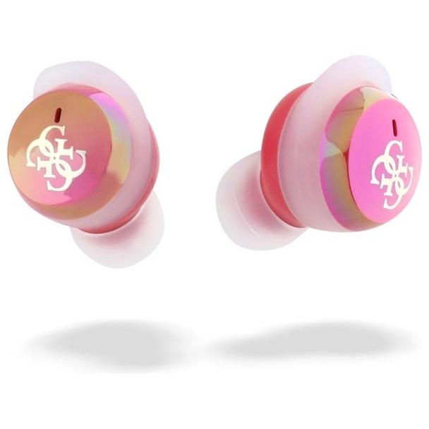 GUESS słuchawki bezprzewodowe bluetooth TWS GUTWSJ144ESF (Mini Iridescent 4G Printed Logo) fuksja