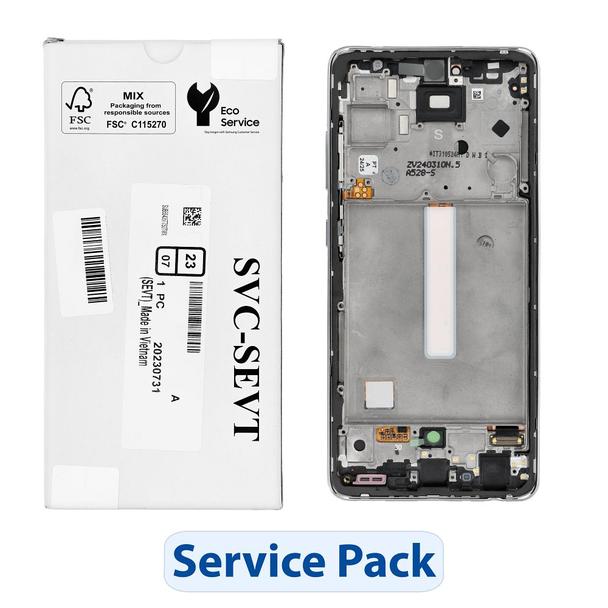 ServicePack Wyświetlacz LCD SAMSUNG  A52S 5G A528B GH82-26861D White