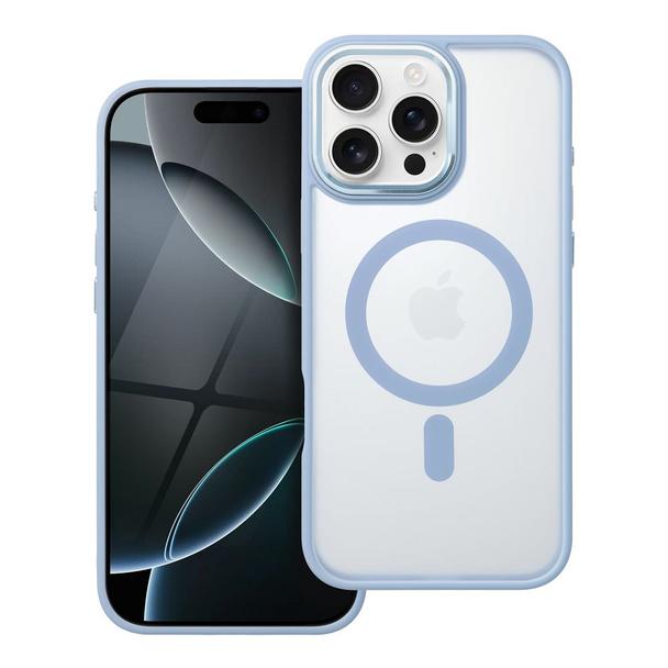 Futerał do iPhone 16 PRO MAX Matte Mag Cover zgodny z MagSafe niebieski