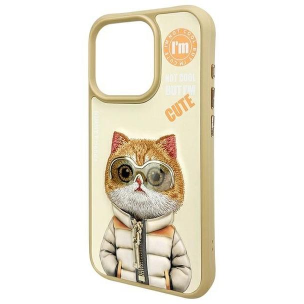 NIMMY futerał COOL&CUTE 2.0 Cat do IPHONE 15 Pro Max khaki