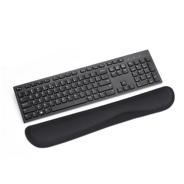 Podkładka pod nadgarstki do klawiatury ergonomiczna 460 x 85 x 25 mm czarna
