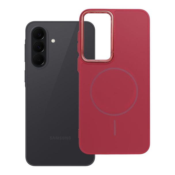 Etui na Samsung A37 Frame Mag Cover zgodne z MagSafe magenta