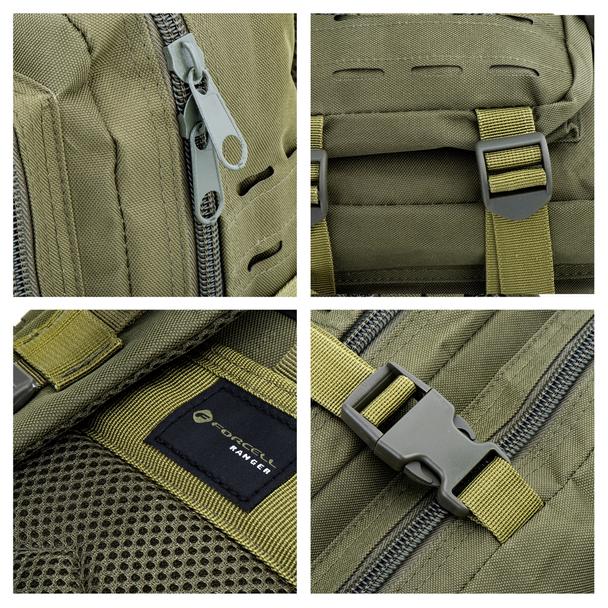 FORCELL Ranger Plecak Taktyczny FALCON Laser Cut (30 litrów / oliwkowy)