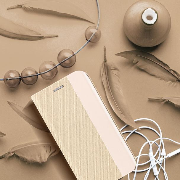 Etui z klapką na Huawei P30 LITE Sensitive Book złote