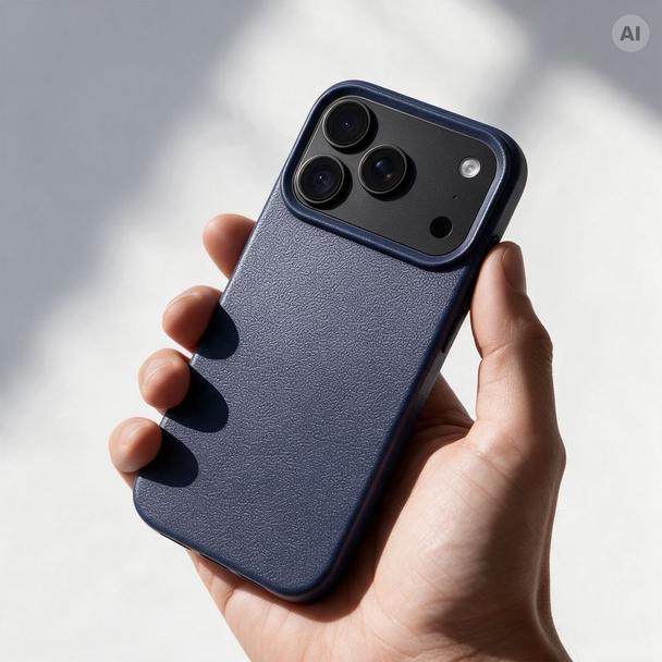 Etui na iPhone 18 Pro / 17 Pro Skin granatowe