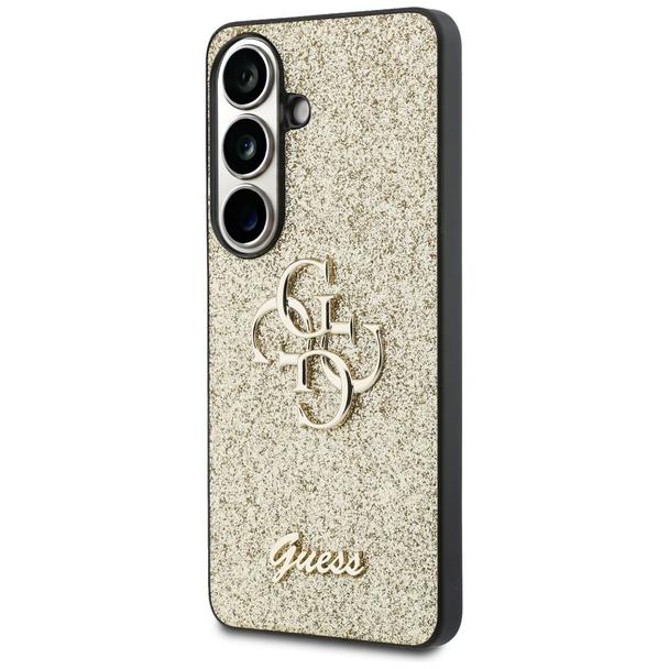 GUESS futerał do SAMSUNG S26 GUHCS26SHG4SGD (Fixed Glitter 4G Big Metal Logo) złoty