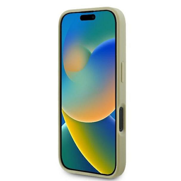 GUESS futerał do IPHONE 16 Plus GUHCP16MHG4SGD (Fixed Glitter Big 4G) złoty